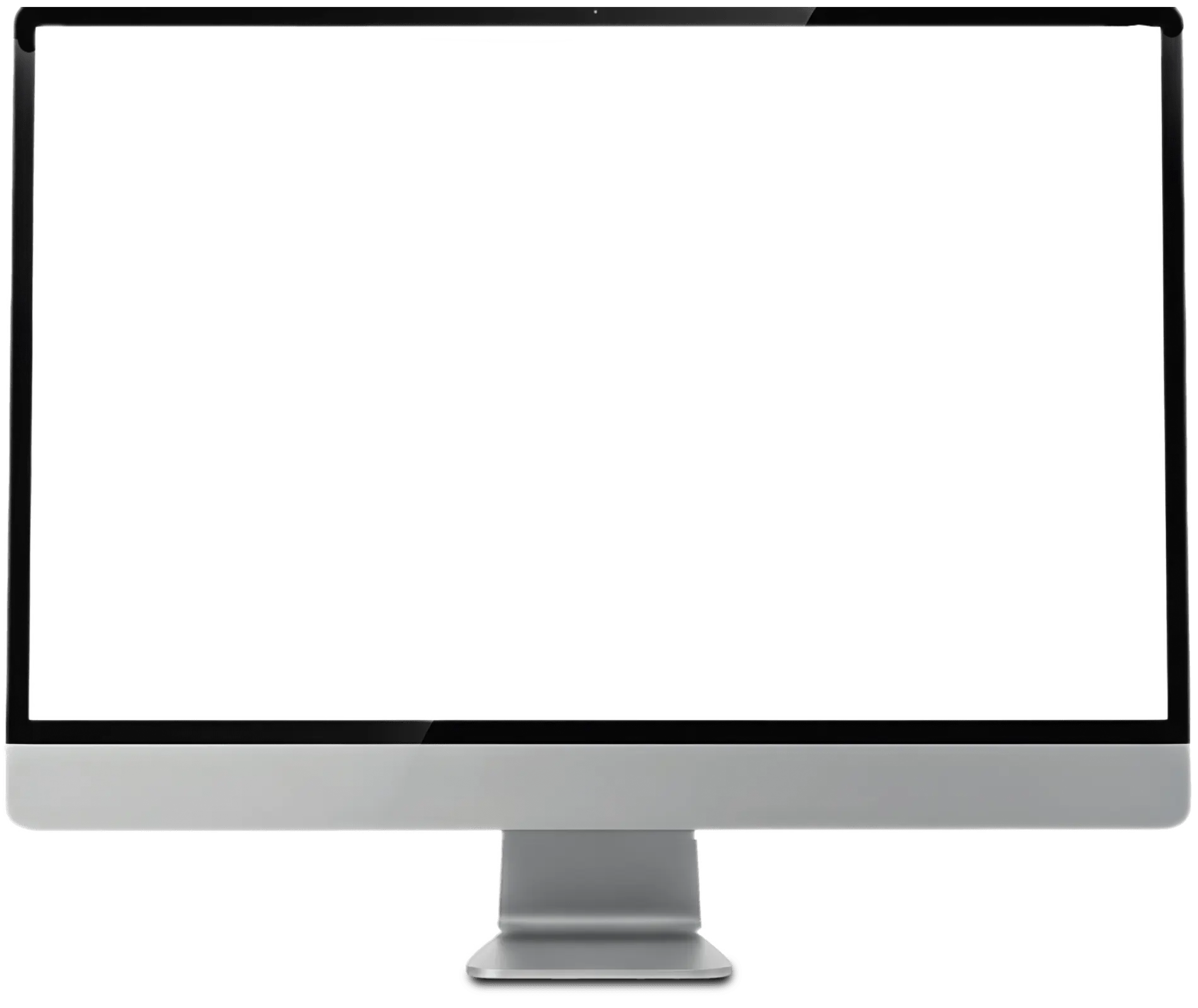 Komputer desktop z projektem - widok mobilny